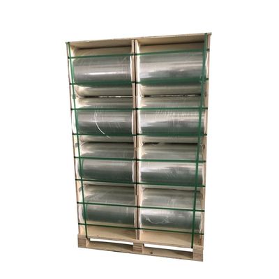 qualité  Clear And White Shrink PET TD SHRINK FILM With High Shrinkage 40mic 45mic 75% usine